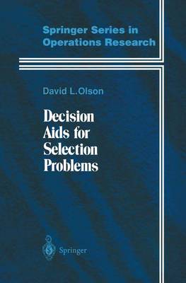 Book cover for Decision AIDS for Selection Problems