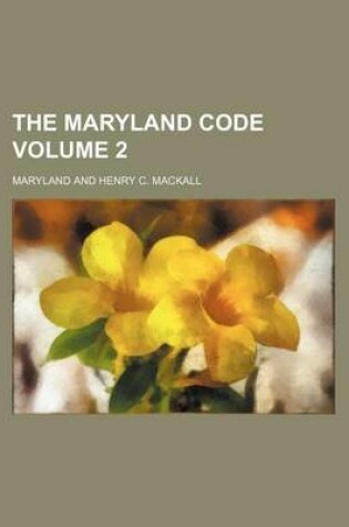 Cover of The Maryland Code Volume 2