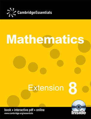 Book cover for Cambridge Essentials Mathematics Extension 8 Pupil's Book with CD-ROM