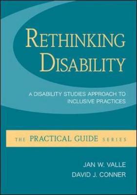 Book cover for Rethinking Disability:  A Disability Studies Approach to Inclusive Practices