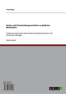 Book cover for Kultur Und Entscheidungsverhalten in Globalen Wertketten