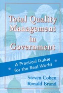 Book cover for Total Quality Management in Government