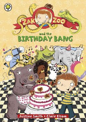 Book cover for Zak Zoo and the Birthday Bang