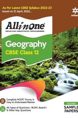 Cover of Cbse All in One Geography Class 12 2022-23 (as Per Latest Cbse Syllabus Issued on 21 April 2022)