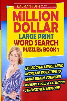 Book cover for Million Dollar Large Print Word Search Puzzles