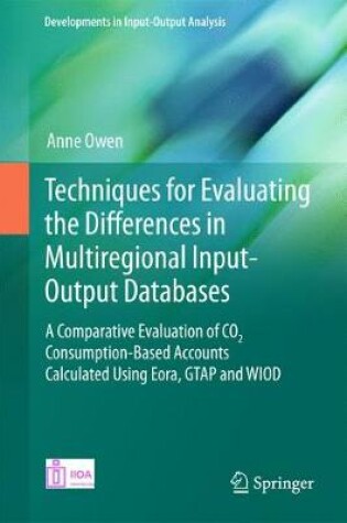 Cover of Techniques for Evaluating the Differences in Multiregional Input-Output Databases