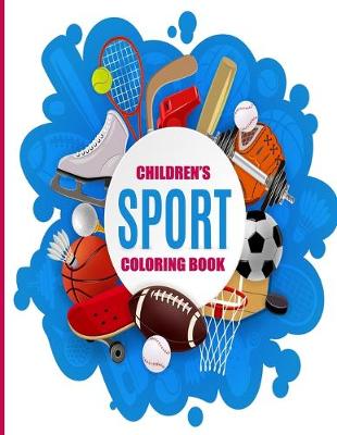 Book cover for Children's Sport Coloring Book