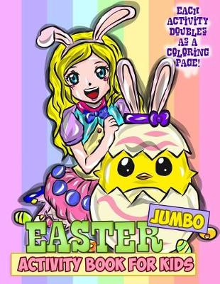 Book cover for Jumbo Easter Activity Book for Kids