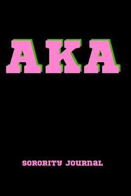 Book cover for AKA Sorority Journal