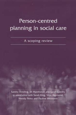 Cover of Person-centred Planning in Social Care