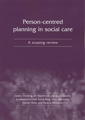 Book cover for Person-centred Planning in Social Care