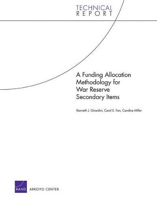 Book cover for A Funding Allocation Methodology for War Reserve Secondary Items