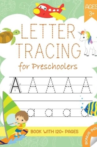 Cover of Letter Tracing Book for Preschoolers