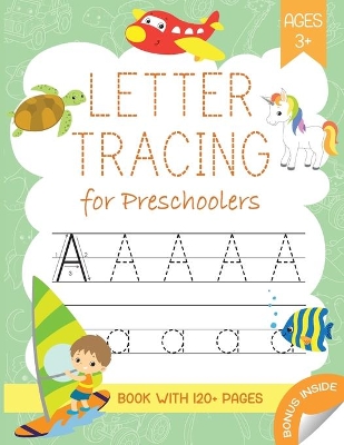 Cover of Letter Tracing Book for Preschoolers