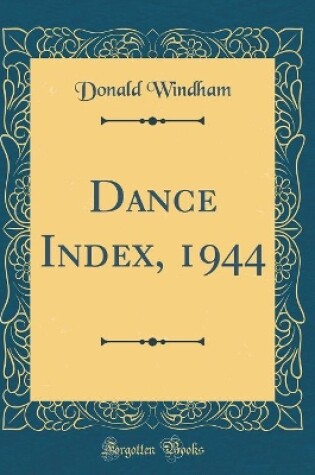 Cover of Dance Index, 1944 (Classic Reprint)