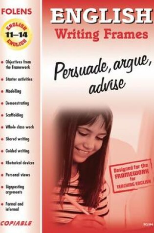 Cover of Frames for Writing: Persuade, Argue, Advise Book CD & SL