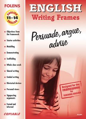 Book cover for Frames for Writing: Persuade, Argue, Advise Book CD & SL