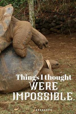 Book cover for Things I thought Were Impossible ....