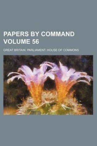 Cover of Papers by Command Volume 56