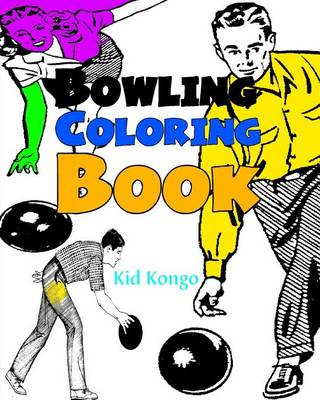 Book cover for Bowling Coloring Book