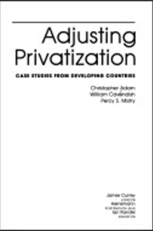 Cover of Adjusting Privatization