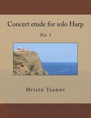 Book cover for Concert etude for solo Harp