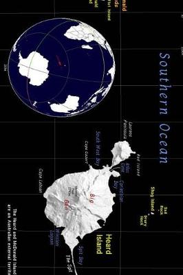 Book cover for Modern Color Map of Heard and McDonald Islands Journal