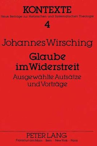 Cover of Glaube Im Widerstreit