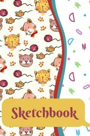Cover of Sketchbook for Kids - Large Blank Sketch Notepad for Practice Drawing, Paint, Write, Doodle, Notes - Cute Cover for Kids 8.5 x 11 - 100 pages Book 9