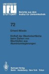 Book cover for Einfluss Der Blechoberflache Beim Ziehen Von Blechteilen Aus Aluminiumlegierungen