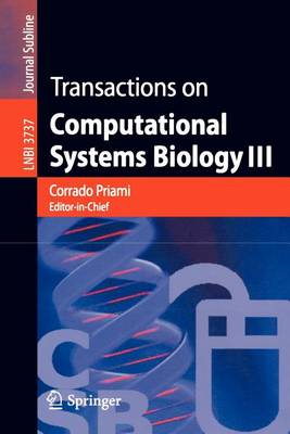 Cover of Transactions on Computational Systems Biology III