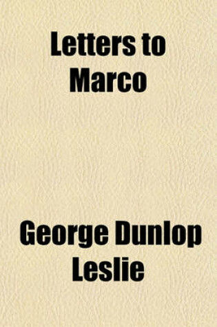 Cover of Letters to Marco