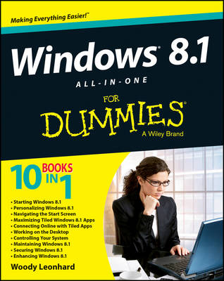 Book cover for Windows 8.1 All-in-One For Dummies