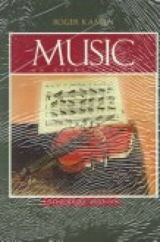 Cover of Music: an Appreciation, Brief. Text Plus 3 Brief Cassettes for Students.