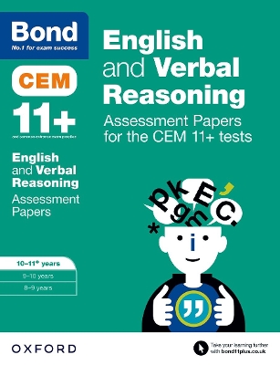 Cover of English and Verbal Reasoning: Assessment Papers for the CEM 11+ tests