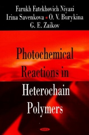 Cover of Photochemical Reactions in Heterochain Polymers