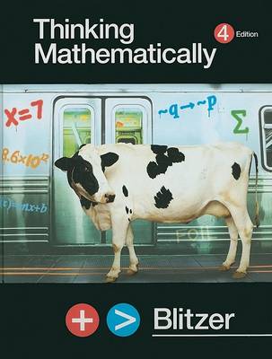 Book cover for Thinking Mathematically plus MyMathLab Student Access Kit