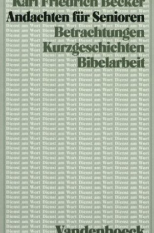 Cover of Andachten Fur Senioren