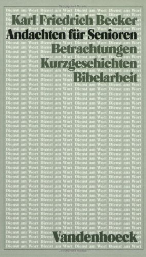 Cover of Andachten Fur Senioren