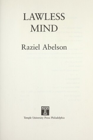 Cover of Lawless Mind