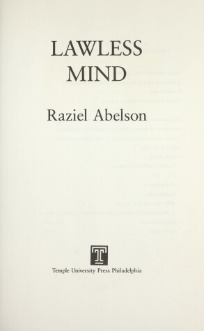 Book cover for Lawless Mind