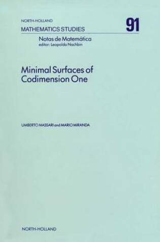 Cover of Minimal Surfaces of Codimension One