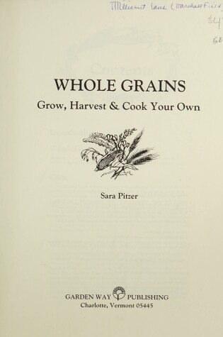 Cover of Whole Grains