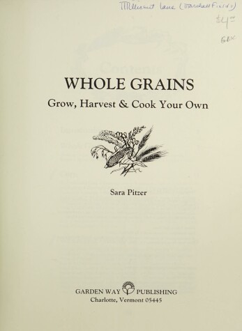 Book cover for Whole Grains