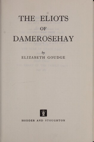 Cover of Eliots of Damerosehay