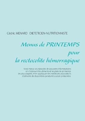 Book cover for Menus de printemps pour la rectocolite hémorragique