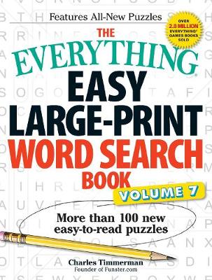 Book cover for The Everything Easy Large-Print Word Search Book, Volume 7