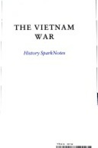 Cover of The Vietnam War (Sparknotes History Note)