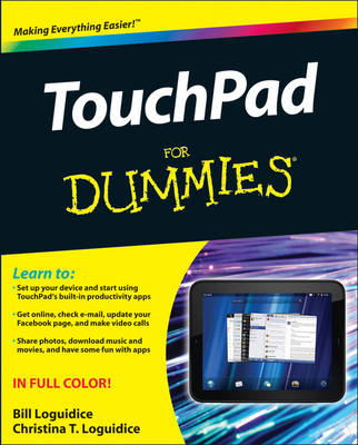 Book cover for TouchPad For Dummies