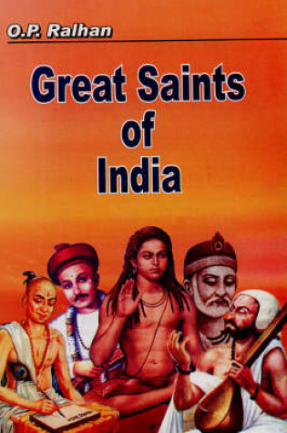 Cover of Great Saints of India
